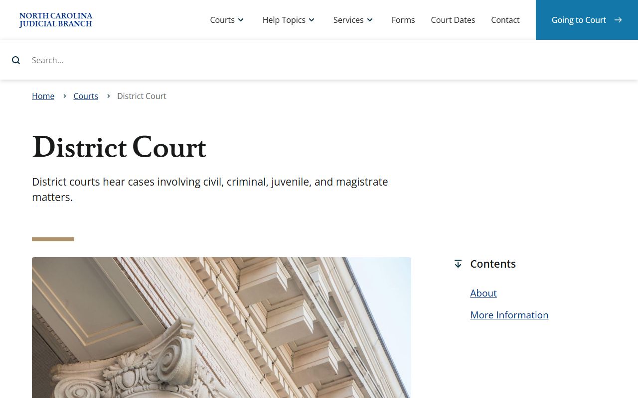 Forsyth County District Court records overview