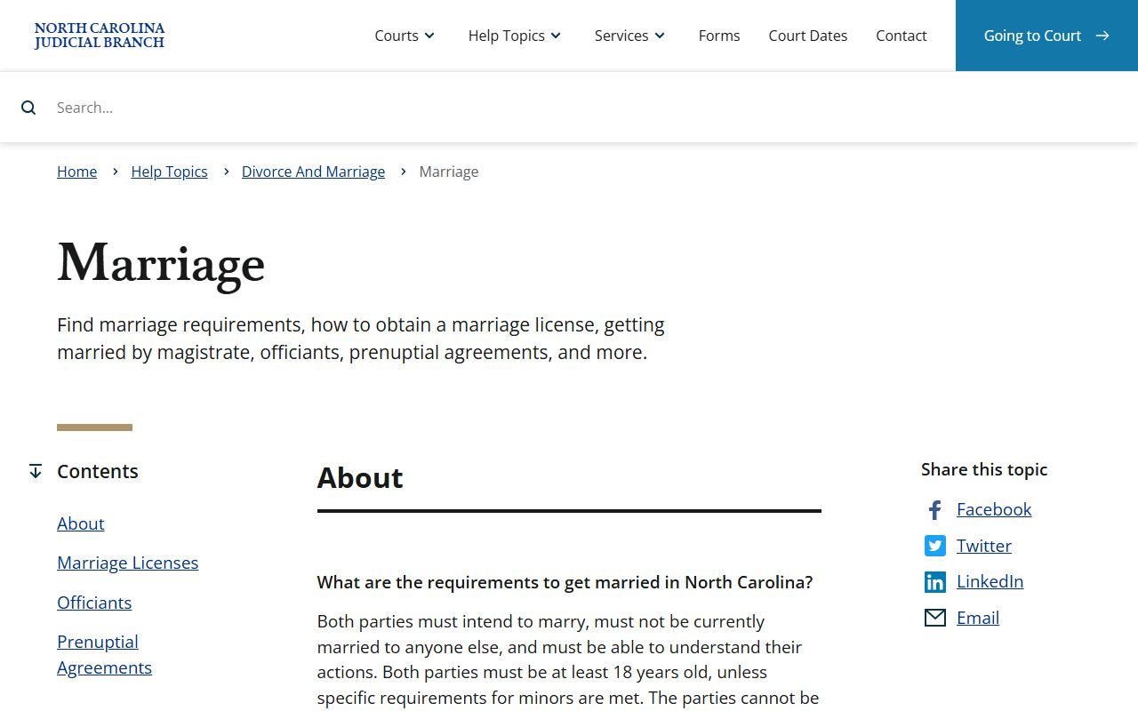 Forsyth County marriage and divorce records marriage help source