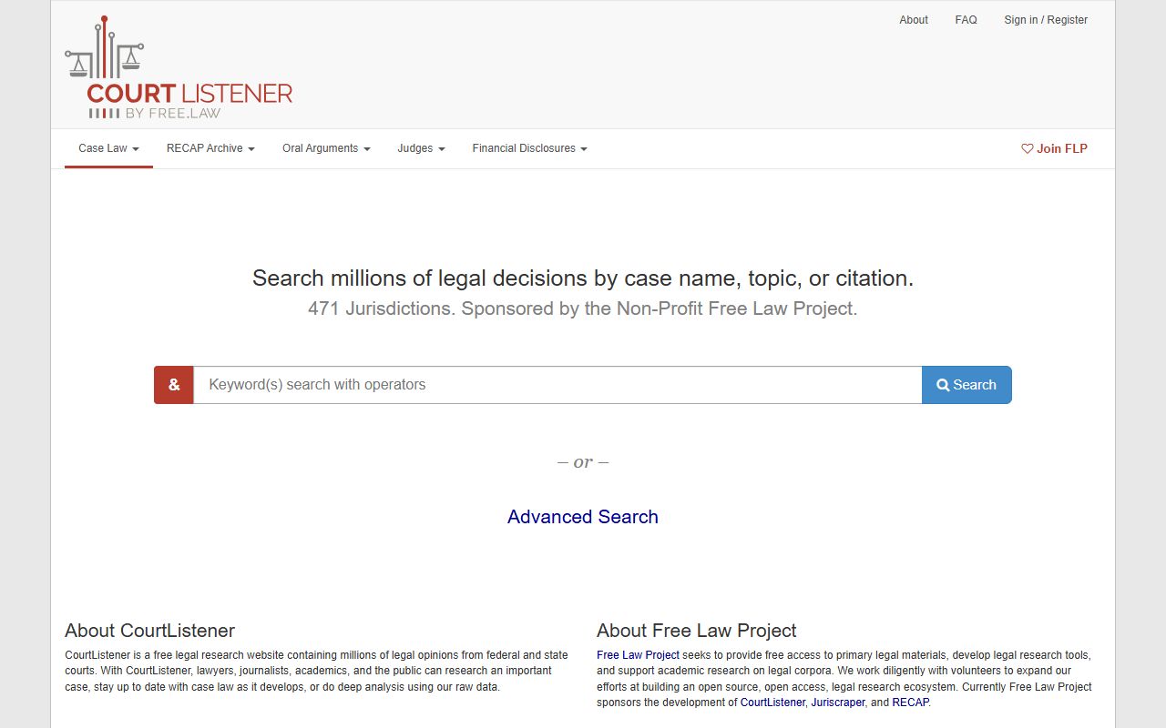 Forsyth County warrant records CourtListener legal research context